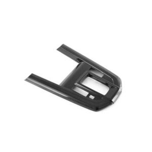 Car Interior Carbon Fiber Center Console Gear Shift Box Panel Cover Trim 1pcs for Isuzu D-Max Dmax 2021 2022 2023