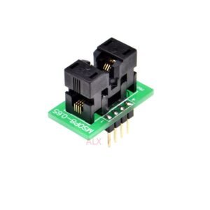 1PCS MSOP8 to DIP8 Programmer Adapter Socket MSOP to DIP Converter MCU Test chip IC for 0.65MM Pitch