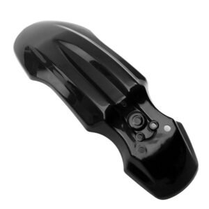 Plastic Front Wheel Fender Protector Compatible with CRF50 XR50 Dirt Pit Bike(Black)