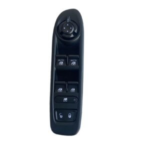 Black Front Left Door Window Switch with Folding Assy 6BZ27LXHAA for 2017-2021 Jeep Compass Manual Push Button Switch