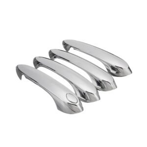 Exterior Door Handle Cover Trim for BMW X3/X4/X5/X6/X7/M5/3/5/6/ G01 G02 G05 G06 G07,4pcs Car Chrome Outer Door Handle Cover Trim
