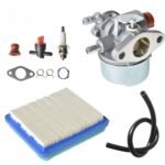 Carburetor w/Air Filter For Tecumseh 640025A 5HP 5.5HP 6HP 6.5HP Engine