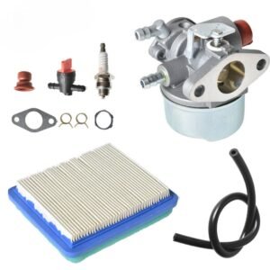 Carburetor w/Air Filter For Tecumseh 640025A 5HP 5.5HP 6HP 6.5HP Engine