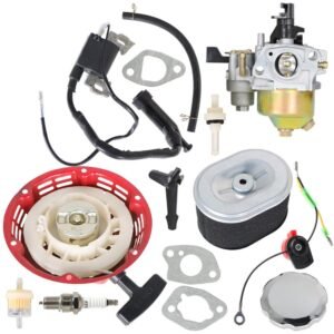 Carburetor For Honda GX160 5.5HP Engine Spark Plug Filter Recoil Ignition Coil