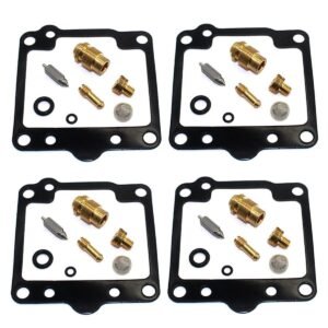 Carburetor Kit for ZN1100 /B 1984-1985 ZN 1100 Motorcycle Carburetor Repair kit Floating Needle seat Parts, 4set Carberature