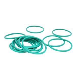 Rubber Ring Green FKM O Ring Seal 3.55mm Thickness ID54.5/58/63/65/70/71mm Rubber O-Rings Seal Gasket Oil Rings Fuel Washer(ID70mm)
