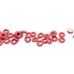 20PCS/lot Red Silicon Ring Silicone/VMQ O Ring CS3.1mm Thickness OD10/11/12/13/14/15/16/17/18/19/20mm Rubber O-Ring Seal Gasket(OD19mm)