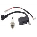 Ignition Coil Module Spark Plug Kit Fit for Husqvarna 136 137 141 23 235 26 36 41