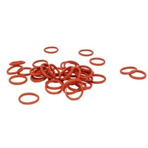 10PCS/lot Red Silicon Ring Silicone O Ring 1.5mm Thickness OD14/15/16/17/18/19/20mm Rubber O-Ring Seal Gasket ORings Washer(OD19mm)