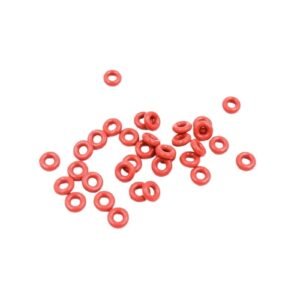 40PCS/lot Red Silicon Ring Silicone/VMQ O Ring CS1.9mm Thickness OD5/6/7/8/9/10/11/12/13mm Rubber O-Ring Seal Gasket Ring Washer(OD11mm)