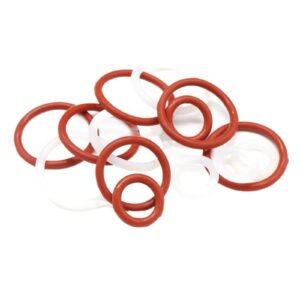 10Pcs VMQ O Ring Gasket CS 3.5mm OD 10~85mm Waterproof Washer Rubber Insulate Round O Shape Silicone o-Ring Food Grade(White,OD 40MM ID 33MM_CS 3.5MM)