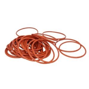 5PCS/lot Red Silicon Rings Silicone O Ring 2.65mm Thickness ID45/46.2/47.5/48.7/50mm Rubber O-Ring Seal Gasket Elasticity Rings(ID47.5mm)