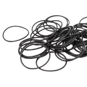 5PC Fluorine Rubber Ring Black FKM O Ring Seal OD41/42/43/44/45/46/47/49/50 * 3mm Rubber O-Ring Seal Oil Resistance Ring Gaskets(OD41mm)