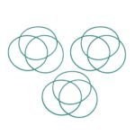 Fluorine Rubber Ring Green FKM O Ring Seal OD81/85/88/90/91/92/95/96/100/105/110 * 3mm Thickness Rubber Seal Oil Gasket Washer(OD95mm)