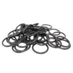 5PC Fluorine Rubber Ring Black FKM O-Ring Seal CS5.3mm ID42.5/43.7/45/46.2/47.5/48.7/50mm O Ring Gasket Oil Ring Sealing Washer(59.3x48.7x5.3mm)