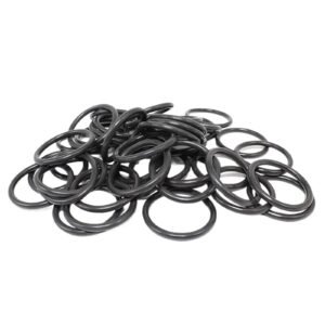5PC Fluorine Rubber Ring Black FKM O-Ring Seal CS5.3mm ID42.5/43.7/45/46.2/47.5/48.7/50mm O Ring Gasket Oil Ring Sealing Washer(58.1x47.5x5.3mm)