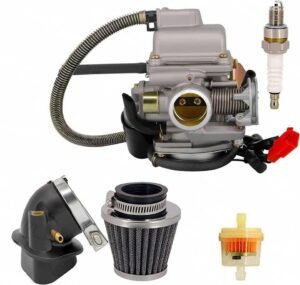 Carburetor Air Filter Kit Fit for American Sportworks Land Master LM200 LM201 LM202