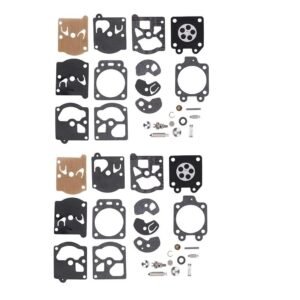 2 Pack Carburetor Rebuild Kit Fit for Craftsman 358.355140 Chainsaw