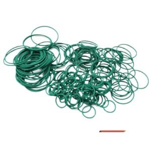 20Pcs CS 1.0mm OD 4~50mm Green FKM Fluorine Rubber O Ring Sealing Gasket Insulation Oil High Temperature Resistance Green(OD 13MM ID 11MM_CS 1.0MM)